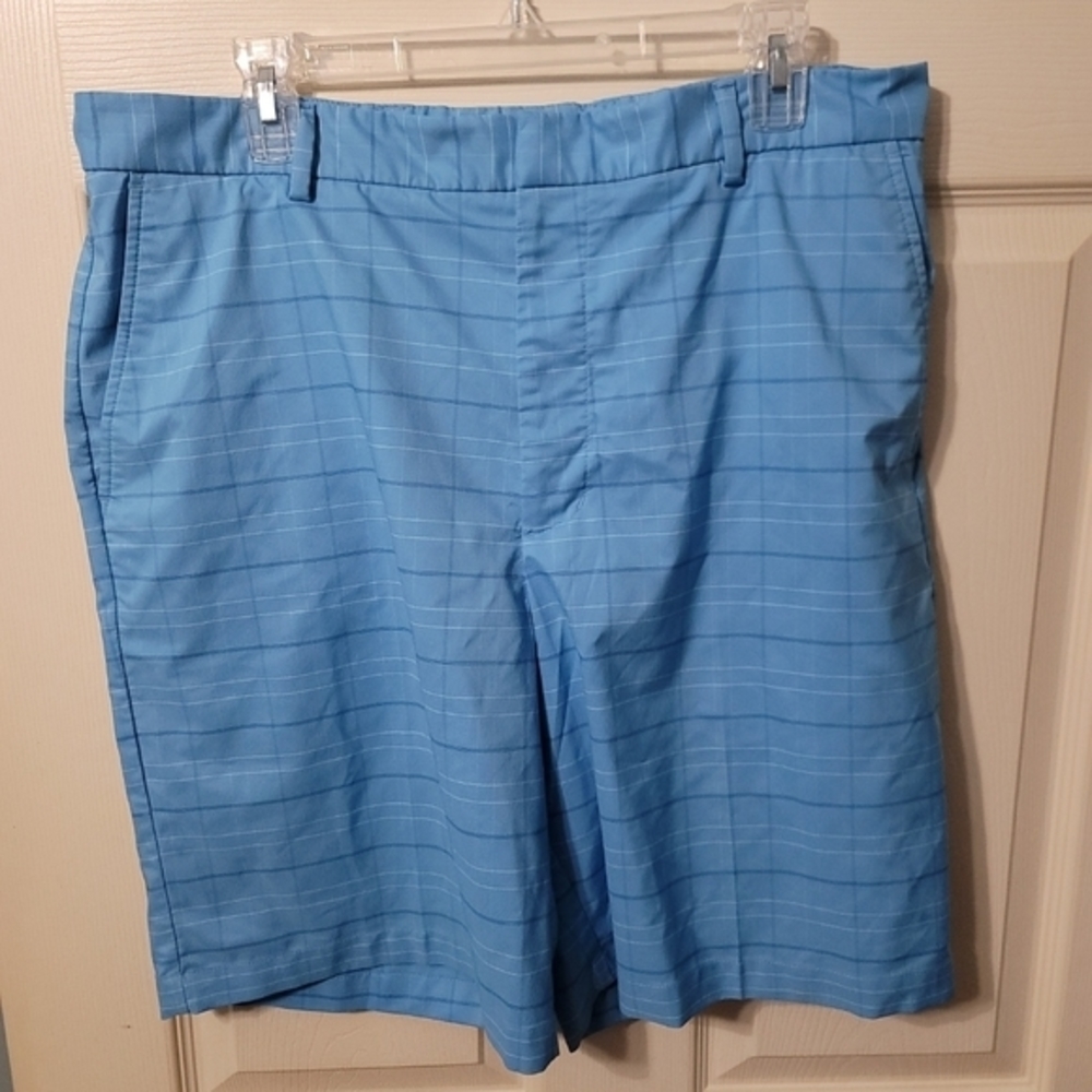 Walter Hagen Blue Plaid Golf Shorts Men's‎ 36 Great Condition